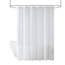 Anna - Sheer 72x84" Shower Curtain - White - Madison Park - Shower Curtains - Elite Enclave Home