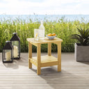 Plastic Outdoor Side Table - Yellow