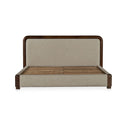 Bower - King Bed - Brown / Beige - Moe's Home Collection - Upholstered Beds - Elite Enclave Home