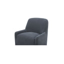 Maisie - Rolling Dining Chair - Slate Blue - Moe's Home Collection - Arm Chairs - Elite Enclave Home