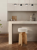 Jasper - Stool - Cream - Meridian Furniture - Counter Height (24" - 27") - Elite Enclave Home