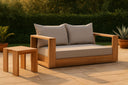 Tulum - Water Resistant Outdoor Loveseat - Meridian Furniture - Loveseats- Elite Enclave Home