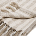 Linna - 50" x 70" Throw - Ivory / Natural - Classic Home - Throws - Elite Enclave Home