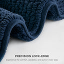 Splendor - 24" x 60" Tufted Reversible Bath Rug - Navy - Madison Park Signature - Bath Rugs & Mats - Elite Enclave Home