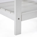Plastic Outdoor Side Table - White