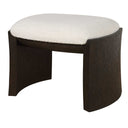 Port - Small Bench - Walnut / White - Uttermost - Upholstered Benches- Elite Enclave Home