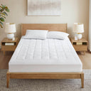 Cloud Soft - California King Overfilled Hypoallergenic Down Alternative Waterproof Mattress Pad - White