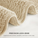 Splendor - 20" x 30" Tufted Reversible Bath Rug - Natural - Madison Park Signature - Bath Rugs & Mats - Elite Enclave Home