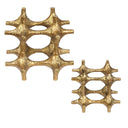 Gilded - Connection Modern Sculptures (Set of 2) - Brass / Gold - Uttermost - Sculptures & Figurines - Elite Enclave Home