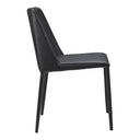 Nora - Vegan Leather Dining Chair (Set of 2) - Black - Moe's Home Collection - Chair Sets - Elite Enclave Home