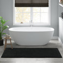 Splendor - 24" x 72" Tufted Reversible Bath Rug - Black - Madison Park Signature - Bath Rugs & Mats - Elite Enclave Home