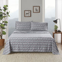 Flannel - 4 Piece King Sheet Set - Gray Ski Jump - Woolrich - Bedding Sets - Elite Enclave Home