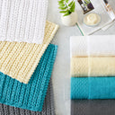 Lasso - 24" Chain Stitch Rug - White - Madison Park - Rug Sets - Elite Enclave Home