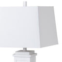 Table Lamp Coastal With White Shade (Set of 2) - White