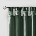 Emilia - Twist Tab Lined Window Curtain Panel - Green - Madison Park - Curtains & Drapes - Elite Enclave Home