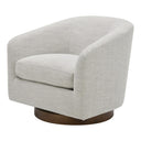 Oscy - Swivel Chair - Splashed White - Moe's Home Collection - Swivel Chairs - Elite Enclave Home