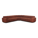 Roman - L - Shaped Sectional - Red - Moe's Home Collection - Stationary Sectionals - Elite Enclave Home
