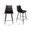 Alibi - Counter Stool (Set of 2) - Matte Black - Moe's Home Collection - Stool Sets - Elite Enclave Home