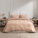 Jayson - Linen Cashmere Duvet King Set - Clay - Classic Home - Duvet Covers & Shams - Elite Enclave Home