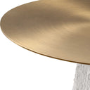 Hollen - Stone Accent Table - White - Uttermost - Accent Tables- Elite Enclave Home