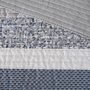 Rhapsody - King 6 Piece Reversible Coverlet Set - Navy