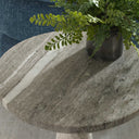 Shura - Indoor - Outdoor Marble Accent Table - Brown / White - Uttermost - Accent Tables - Elite Enclave Home