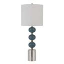 Modern Metal Table Lamps (Set of 2) - Blue