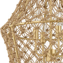 Macrame - 4 Light Rope Pendant - Light Brown - Uttermost - Pendant Lighting- Elite Enclave Home