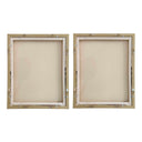 Just - Peaking Framed Abstract Prints (Set of 2) - Black / Gray / Green / Pink / Purple / White - Uttermost - Framed Print Sets - Elite Enclave Home