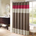 Amherst - Shower Curtain - Red - Madison Park - Shower Curtains - Elite Enclave Home