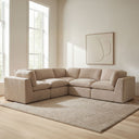 Cates - Classic L Modular Sectional - Pebble - Moe's Home Collection - Stationary Sectionals - Elite Enclave Home