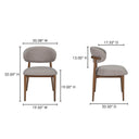 Ellie - Dining Chair - Light Brown - Moe's Home Collection - Side Chairs - Elite Enclave Home