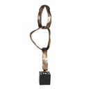 Loopform - Ring Sculpture - Black / Brass