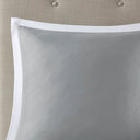 Powell - Queen 8 Piece Embroidered Comforter Set - White