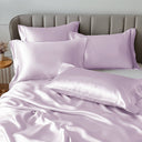 Satin - 6 Piece Full Luxury Sheet Set - Lilac