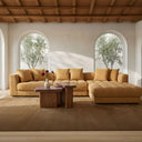 Davie - Right Arm Facing Chair - Golden Yellow - Moe's Home Collection - Corners - Elite Enclave Home