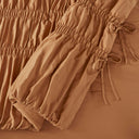 Mia - 2 Piece Twin/Twin Long Comforter Set - Brown