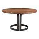 Bent - Round Dining Table - Natural Stain - Moe's Home Collection - Dining Tables - Elite Enclave Home