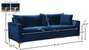 Naomi - Sofa - Meridian Furniture - Stationary Sofas - Elite Enclave Home