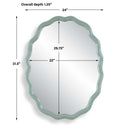 Isly - Robin's Egg Oval Mirror - Blue