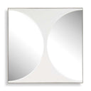 New Moon - Mirrored Wall Decor - White