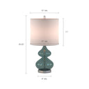 Ellipse - Table Lamp (Set of 2) - Blue - 510 Design - Lamp Sets - Elite Enclave Home