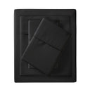 1500 Thread Count - 4 Piece Queen Blend Sheet Set - Black