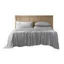 California King Stretch Jersey Sheet Set - Gray - Harbor House - Sheets & Pillowcases - Elite Enclave Home