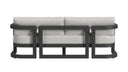 Malibu - Sofa - Black / White