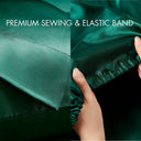 Satin - 4 Piece Twin Luxury Sheet Set - Emerald