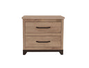 Natural Parota - Nightstand - Brown Cappuccino