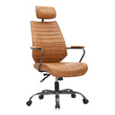 Executive - Swivel Office Chair - Cognac - Moe's Home Collection - Swivel Chairs - Elite Enclave Home
