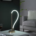 Bedside LED Table Lamp - Gold