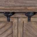 Primalia - Barn Door Media Console - Light Brown